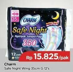 Promo Harga Charm Safe Night Wing 35cm 12 pcs - TIP TOP