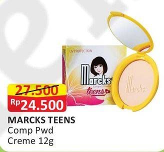 Promo Harga MARCKS Teens Compact Powder Creme 12 gr - Alfamart