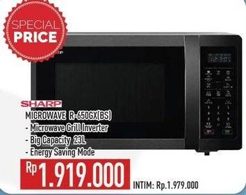 Promo Harga SHARP R-650 GX Microwave  - Hypermart