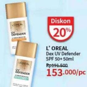 Promo Harga Loreal UV Defender 50 ml - Guardian