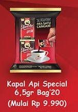 Promo Harga Kapal Api Kopi Bubuk Special per 20 sachet 6 gr - Hypermart