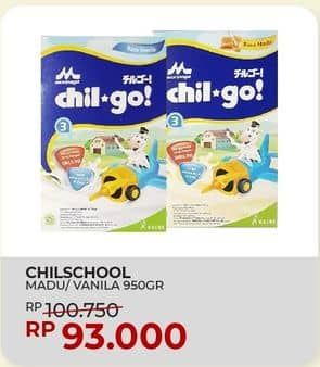 Promo Harga Morinaga Chil Go Bubuk 3+ Vanilla, Madu 1000 gr - Yogya