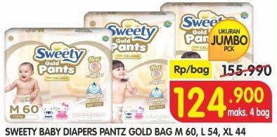 Promo Harga Sweety Gold Pants M60, L54, XL44  - Superindo