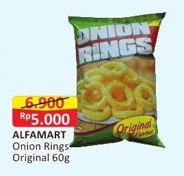 Promo Harga ALFAMART Onion Rings Original 60 gr - Alfamart