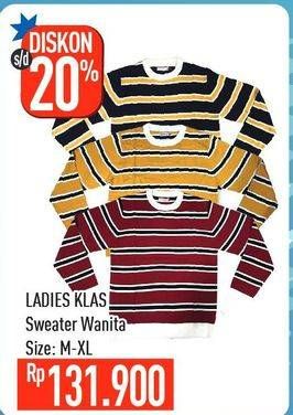 Promo Harga LADIES KLAS Sweater Wanita M-XL  - Hypermart