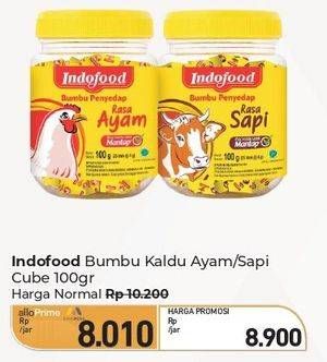 Promo Harga Indofood Bumbu Penyedap Ayam, Sapi 100 gr - Carrefour