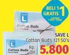 Promo Harga CHOICE L Cotton Buds 121  - LotteMart
