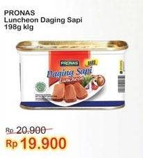 Promo Harga PRONAS Daging Sapi Luncheon 198 gr - Indomaret