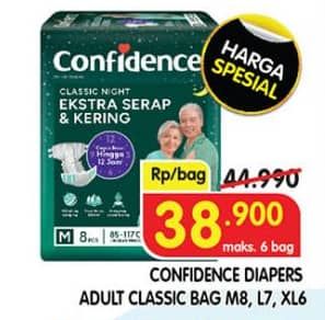 Confidence Adult Classic Night Ekstra Serap & Kering