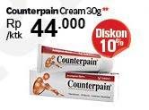 Promo Harga COUNTERPAIN Obat Gosok Cream 30 gr - Carrefour