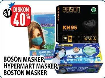 Promo Harga Boson/Hypermart/Boston Masker  - Hypermart
