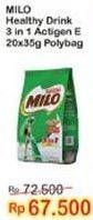 Promo Harga MILO ActivGo 3in1 per 20 sachet 35 gr - Indomaret