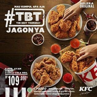 Promo Harga KFC 7 Ayam 3 Nasi 3 Coca Cola  - KFC