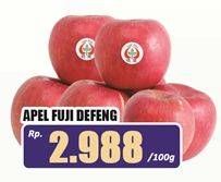 Promo Harga Apel Fuji Defeng per 100 gr - Hari Hari