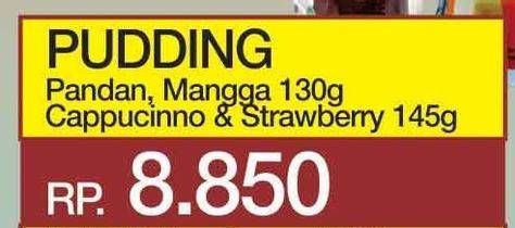 Promo Harga AR Pudding Pandan/Mangga/Cappuccino/Strawberry  - Yogya