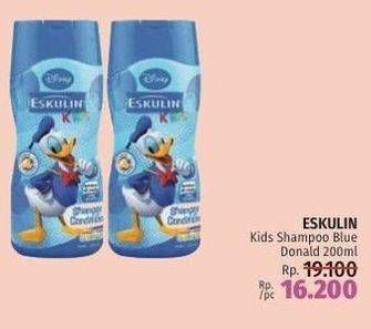 Promo Harga Eskulin Kids Shampoo & Conditioner Donald 200 ml - LotteMart