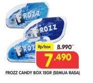 Promo Harga FROZZ Candy All Variants 15 gr - Superindo