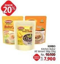 Promo Harga Kimbo Kitchen Bubur All Variants 180 gr - LotteMart