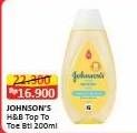Promo Harga Johnsons Baby Cottontouch Top to Toe Bath 200 ml - Alfamart