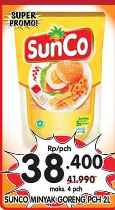 Promo Harga Sunco Minyak Goreng 2000 ml - Superindo