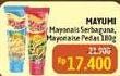 Promo Harga Mayumi Mayonnaise Original, Pedas 180 gr - Alfamidi