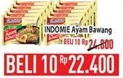 Promo Harga INDOMIE Mi Kuah Ayam Bawang per 10 pcs - Hypermart