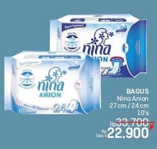 Promo Harga Bagus Nina Anion 27cm, 24cm 10 pcs - LotteMart