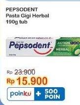 Promo Harga Pepsodent Pasta Gigi Action 123 Herbal 190 gr - Indomaret
