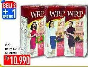 Promo Harga WRP Susu Cair On The Go All Variants 200 ml - Hypermart
