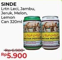 Promo Harga CAP BADAK Larutan Penyegar Lychee, Jambu, Jeruk, Melon, Lemon 320 ml - Alfamart