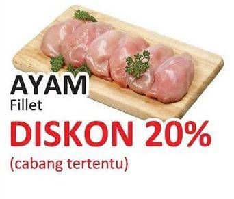 Promo Harga Ayam Fillet per 100 gr - Yogya