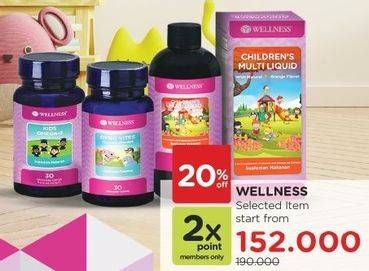 Promo Harga WELLNESS Supplement Range  - Watsons