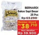 Promo Harga BERNARDI Bakso Sapi Besar 25 pcs - Hypermart