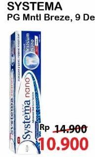 Promo Harga Systema Toothpaste Menthol Breeze 190 gr - Alfamart