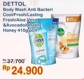 Promo Harga DETTOL Body Wash Moisture Aloe Vera Avocado, Cool, Fresh, Lasting Fresh 410 ml - Indomaret