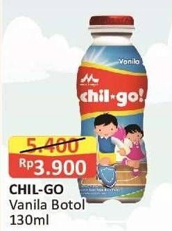 Promo Harga Morinaga Chil Go UHT Vanila 130 ml - Alfamart