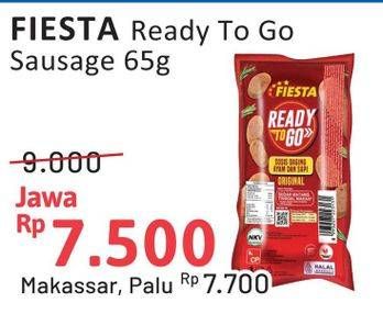 Promo Harga Fiesta Ready To Go Sausage Original 65 gr - Alfamidi
