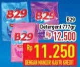 Promo Harga B29 Detergent + Softener 777 gr - Hypermart