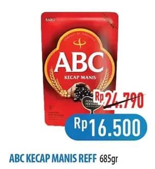 Promo Harga ABC Kecap Manis 685 ml - Hypermart