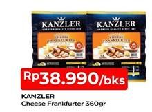 Promo Harga KANZLER Cheese Bratwurst 360 gr - TIP TOP