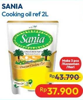 Promo Harga Sania Minyak Goreng 2000 ml - Hypermart