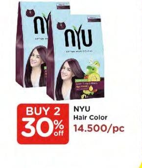 Promo Harga NYU Hair Color Nature All Variants 30 ml - Watsons