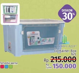 Promo Harga OLYMPLAST Container  - LotteMart
