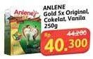 Promo Harga Anlene Gold Plus 5x Hi-Calcium Coklat, Original, Vanila 250 gr - Alfamidi