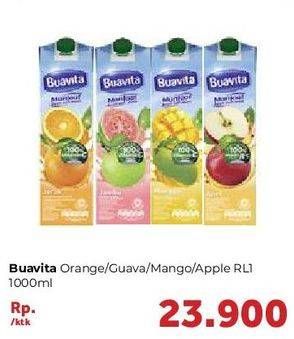 Promo Harga BUAVITA Fresh Juice Orange, Guava, Mango, Apple 1000 ml - Carrefour