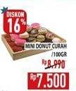 Promo Harga Assorted Mini Doughnut Curah per 100 gr - Hypermart