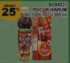 Promo Harga SOSRO/ PUCUK HARUM Minuman Teh 1000-1360ml  - Giant