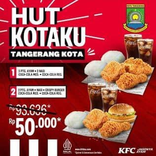 Promo Harga HUT Kotaku  - KFC