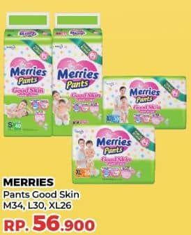 Promo Harga Merries Pants Good Skin L30, M34, XL26 26 pcs - Yogya