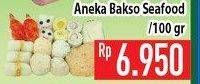 Promo Harga Aneka Bakso Seafood per 100 gr - Hypermart